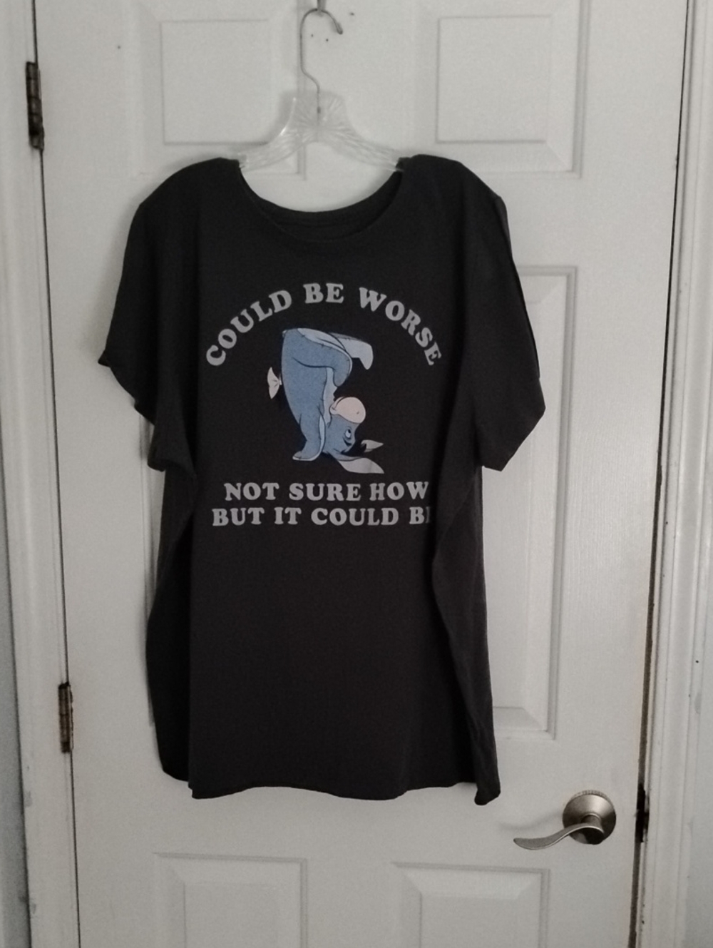 torrid Black Graphic Tee with Blue Eeyore Design